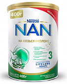 NAN 3 Goat Milk (НАН) смесь сухая на основе козьего молока для детей с 12 месяцев, 400г, Нестле